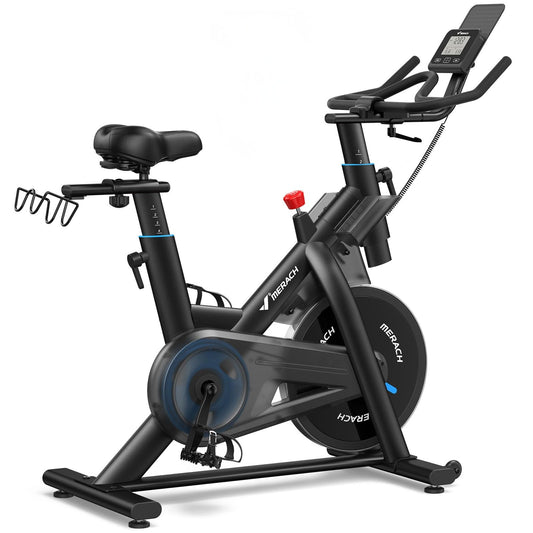 MERACH S29 Magnetic Exercise Bike – 350 lbs Capacity, Ultra-Quiet Operation, App Connectivity, Heavy-Duty Steel Frame
