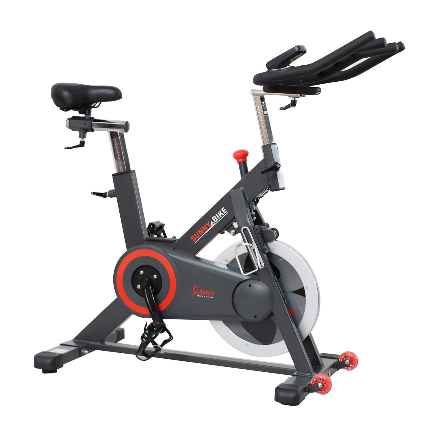 Sunny Health & Fitness Smart Indoor Cycling Bike with SunnyFit App & 44lb Flywheel