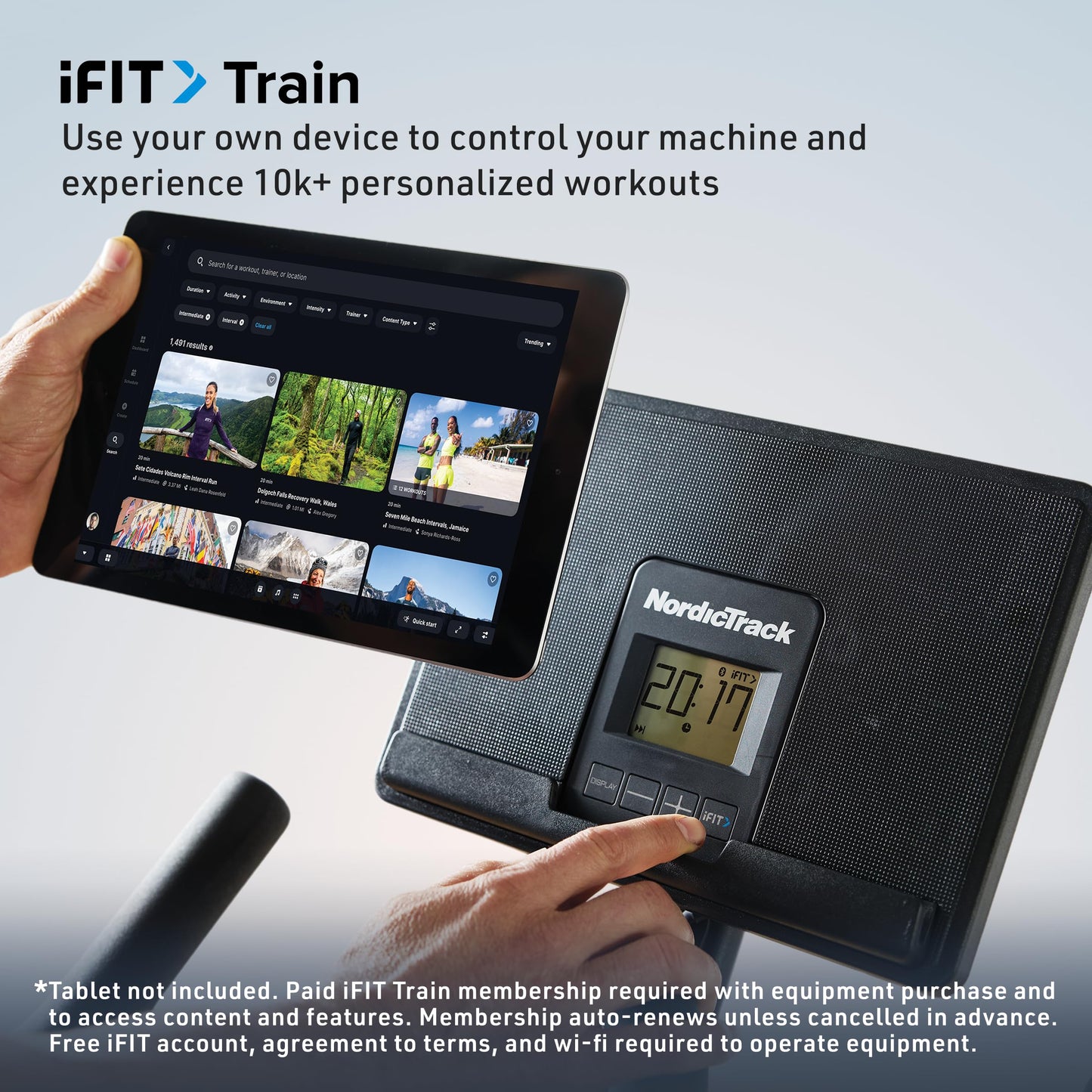 NordicTrack T Series 9 Indoor Cycling Bike with iFIT & 16 Resistance Levels